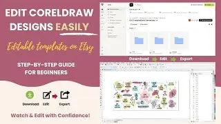 How to Edit CorelDRAW Designs from Dropbox | Install Fonts, Customize & Export (Step-by-Step)