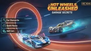 Shop, Car Upgrade and Quick Races, Drift HOT WHEELS UNLEASHED Gameplay