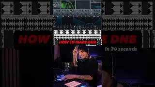 How To Drum & Bass in 30 Seconds 🔥 #dnb #edm #musicproducer