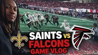 NFL GAME VLOG! SAINTS VS FALCONS 2026! RAW FOOTAGE