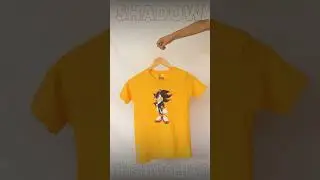 Yellow Shadow the Hedgehog T-Shirt | Must-Have for Sonic Fans! @theshop-pk