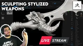 Sculpting Stylized Weapons in Zbrush - Special Livestream!