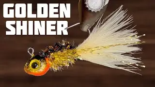 Tying a GOLDEN SHINER Jig For Crappie, Bass, Perch, and Walleye