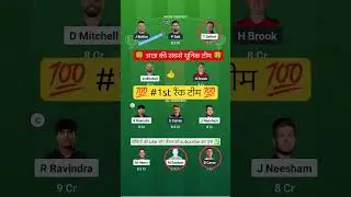 NZ VS ENG T20 Dream11 Prediction | NZ VS ENG Dream11 Team Of Today Match | 1St T20 | #dream11