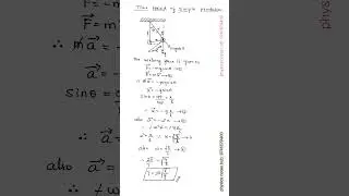 Simple Pendulum class 11 physics | Time period of simple Pendulum | derivation of simple Pendulum |