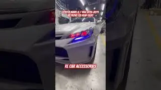 Toyota markx mark x reiz 2013 - 2018 front headlamp headlight drl led head lamp light