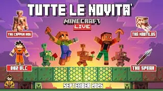 Minecraft Live 2025 🌟 All the latest news from Minecraft Live 🎮 Nautilus 🐚 Copper Golem 🤖 the spear