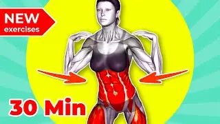 ➜ 30-Min STAND SHRED! ➜ Kill Stubborn Belly (New Exercises)