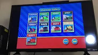 Thomas & Friends James Goes Buzz Buzz DVD Menu Walkthrough