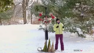 Deck the Pole: Holiday Cheer with the Raccoon Buster Guardian