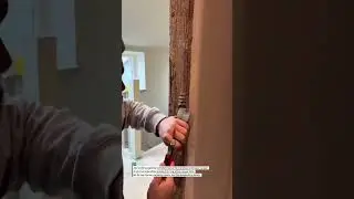 Perfect Wood Chisel Trim | Clean Door Frame Fix #Woodworking #HandTools #DIYRepair