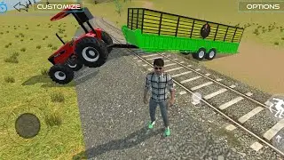 Indian vehicles simulator 3D game 🎮 [tractor trolley stand 🚜] #3dgaming #games #gaming 