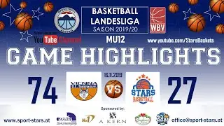 Vienna D.C. Timberwolves/1 - BC DSG Gumpendorf - STARS/1 Sa., 16.11.2019  74:27