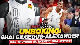 UNBOXING: Shai Gilgeous-Alexander Oklahoma City Thunder Authentic NBA City Edition Jersey
