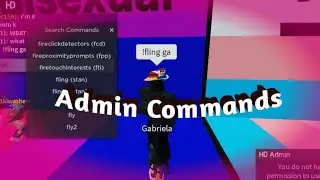 Roblox ADMIN Commands Script🔥⁉️