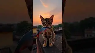 A clever cat killed the fish #shorts #viral #ai #cat #cats #storytime #stories #kids #cartoon #video