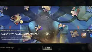 Wild Rift : Guess the Champion Puzzle 