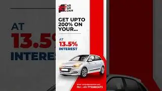Get up to 200% Loan on Your Car Value at Just 13.5% Interest with Us.  #used_vehicles #carparloan