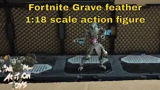 Fortnite (epic Games) Grave feather 1:18 scale action figure by Jazwares.  Absolutely fantastic
