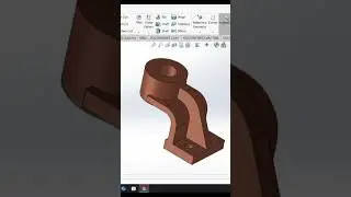 Made a mechanical part in solidworks           #mechanicaldesign #3dprinting #cadmodelling