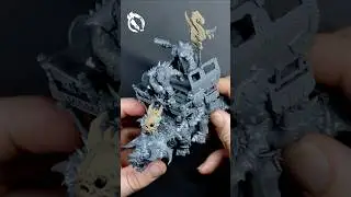 КОНВЕРТАЦИЯ модели Age of Sigmar в орочьего зверя Snaggas Trukk - #warhammer #orks