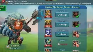 Limited challenge: Barbaric Journey Stage 3 hero f2p