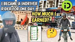 I Became an inDriver Bike Rider for a Day | Kitna Kamaya? | Experiment Video