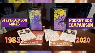 Necromancer - Steve Jackson Games Pocket Box Kickstarter Unboxing and Comparison