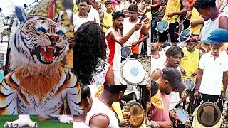Jaihind Nagar Mata Puja Tiger dance competition  🐯🙏