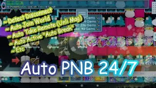 Paid Script | Script Auto PNB 24/7 (Detect DC, Auto Join, Take Remote, Break ) | Creative PS | 😎