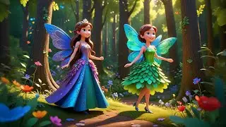Five Sparkly Fairies Sing and Spin | Magical Kids Song | Nursery Rhymes and Baby Songs