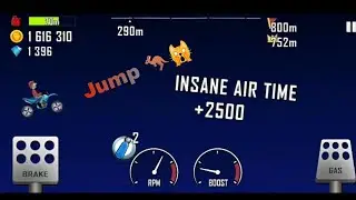 Hill Climb Racing Game #amazing #game #gameplay #easyparking