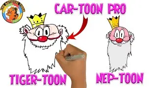 King Neptune - How to Draw Disney's Silly Symphonies Easy