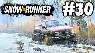 SnowRunner — Застрявший прицеп | Спасательная операция | No Commentary