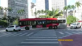 TRÓLEBUS OS ÔNIBUS ELÉTRICOS NO CENTRO DE SÃO PAULO