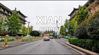 Xian, China - Driving Tour 4K