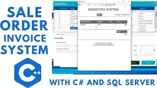 How to Create Sale Order Invoicing Management System in C#.Net with SQL Server