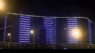 building lighting  building outline  media facade
