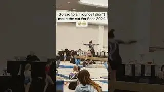 Crotch shot 🫣🫣🫣OUCH! #pain #beam #balancebeam #gymnastics #olympics2024