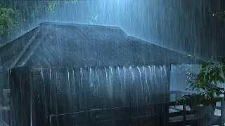 Fall Asleep With The Soothing Sounds Of Rain And Thunder | ASMR, Study, Relax with Rain Sounds