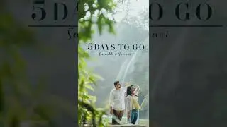 5 days to go | wedding countdown | #countdown #wedding #5daystogo #love #marriage #kota #saurabh