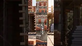 Brick-Carrying Robot Convoy on Site  #robot #shorts