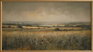 Golden Wheat Fields TV Screensaver | Calm Countryside Landscape Ambient Art in 4K