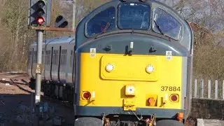 Trains at Kilmarnock station 7/4/2025