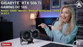 GIGABYTE RTX 5060 Ti Gaming OC 16G - GDDR7 Memory - Blackwell Architecture - DLSS 4