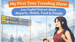 My First Trip to a New City 🇺🇸✈️ | Easy English Travel Story for Beginners & Intermediate Learners
