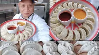 NEPALI STYAL CHICKEN MOMOS STEP BY STEP/चिकेन मोमो बनानेका सबसे आसान तरिका/JUICY AND TASTY MOMOs RE.