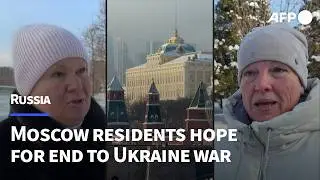 People in Moscow hope for end to Ukraine war at Abu Dhabi talks | AFP