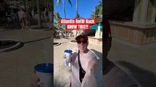 Лайфхак для пополнения запасов воды в отеле Atlantis Bahamas &mdash; ЗНАЙТЕ ЭТО! #bahamas #atlantis #at...