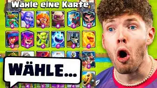 😱🤯IHR WÄHLT MEINE KARTEN, BIS ES ESKALIERT... | Clash Royale Deutsch